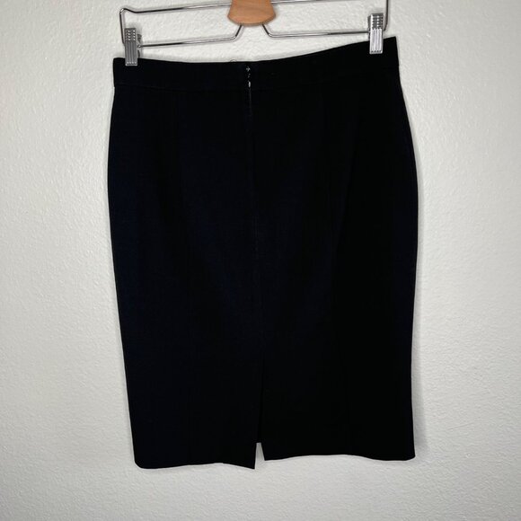 Bundle of 2 Ann Taylor Black and Navy Pencil Skirts Size 6 Business Professional - Picture 4 of 12